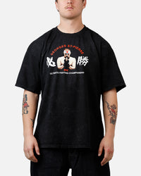 UFC By Culture Kings Georges St-Pierre Goat T-Shirt Black Acidwash