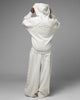 Loiter Pearl Zip Hoodie Off White