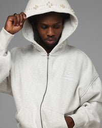 Loiter Pearl Zip Hoodie Off White