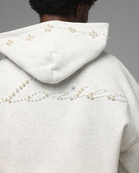 Loiter Pearl Zip Hoodie Off White