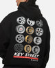 Key Street Wheels Hoodie Black