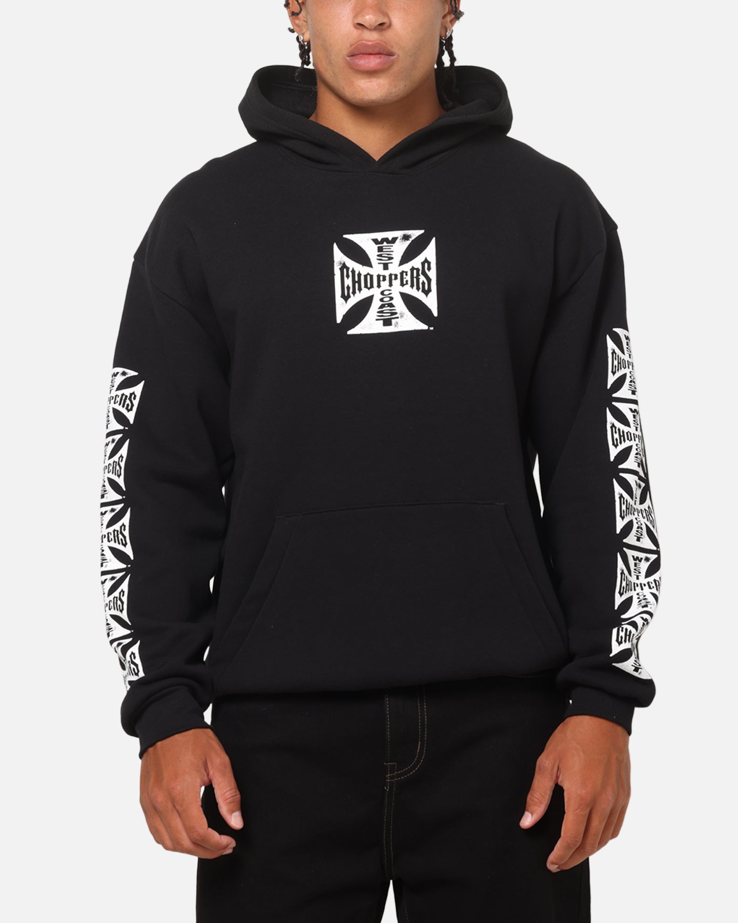 トップス west coast choppers cotton hoodie West Coast Choppers Core Logo Hoodie Black | Culture Kings NZ