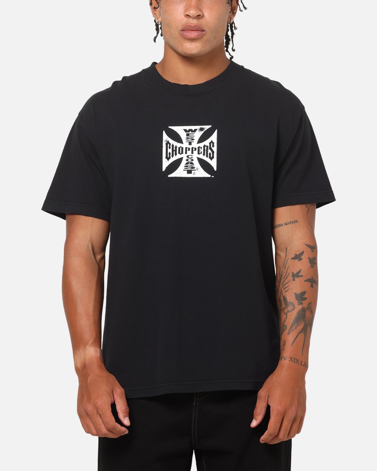 West Coast Choppers Raid T-Shirt Black Vintage | Culture Kings NZ