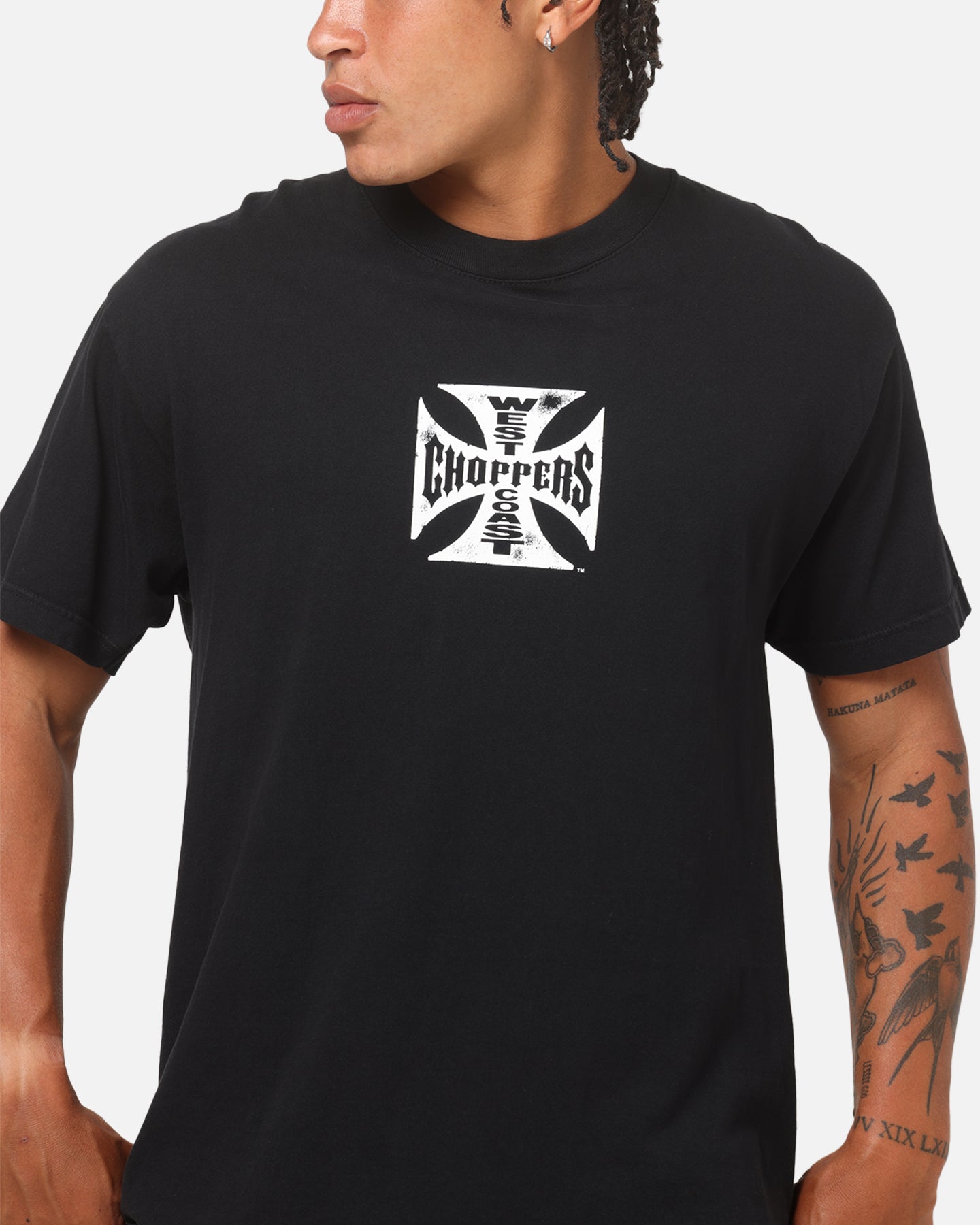 West Coast Choppers Raid T-Shirt Black Vintage | Culture Kings NZ