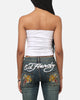 Ed Hardy Women's Dragon Boob Tube White