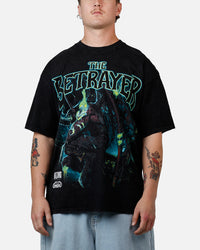 73Studio X Warcraft: The Betrayer V2 T-Shirt Black Acidwash