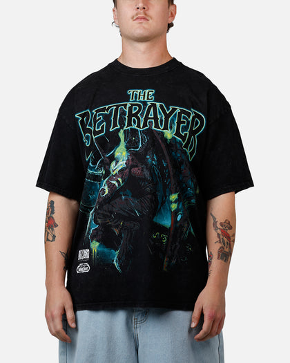 73Studio X Warcraft: The Betrayer V2 T-Shirt Black Acidwash