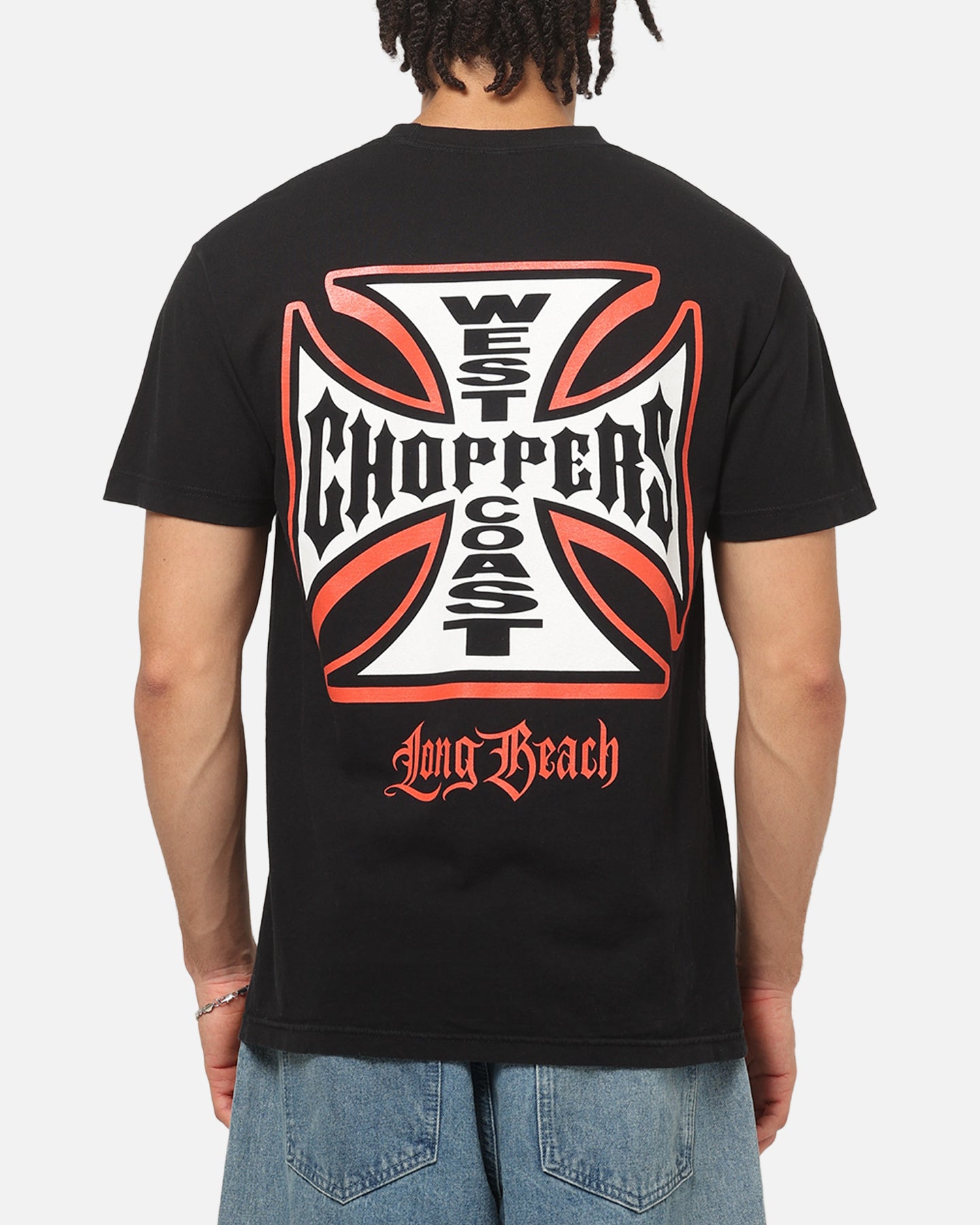 West Coast Choppers Choppers Cross T-Shirt Black | Culture Kings NZ