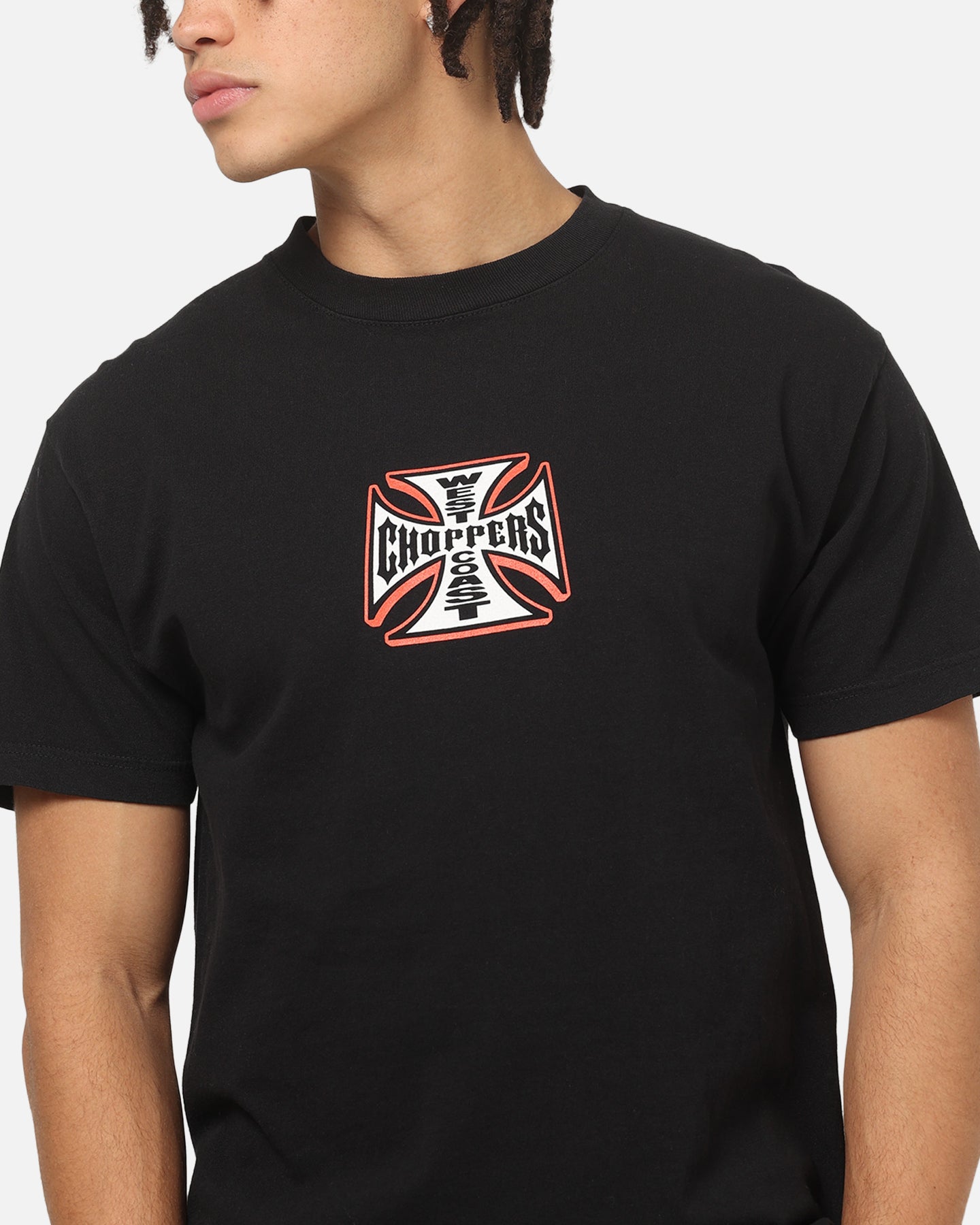 West Coast Choppers Choppers Cross T-Shirt Black | Culture Kings NZ