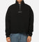 Saint Morta Athltc Quarter Zip Crewneck Black