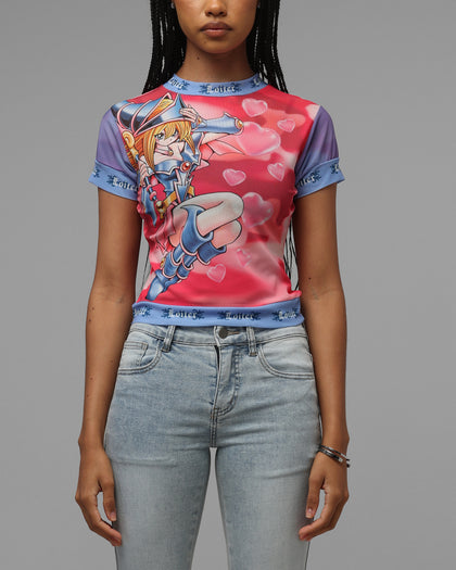 Loiter Women's Dark Magician Girl Mesh T-Shirt Pink Camo