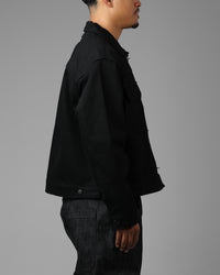 Loiter Hybrid Denim Jacket Black