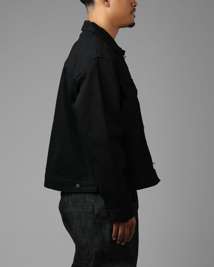 Loiter Hybrid Denim Jacket Black