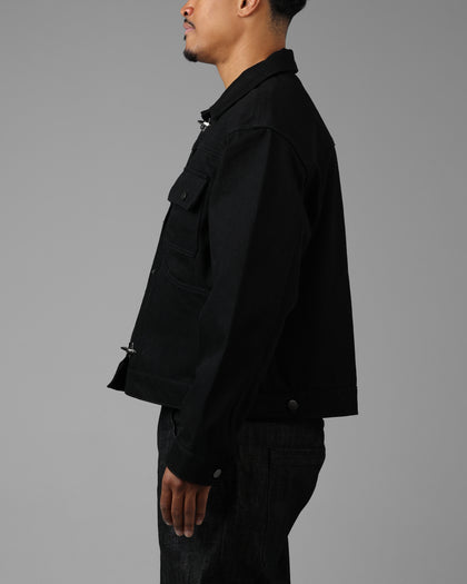 Loiter Hybrid Denim Jacket Black