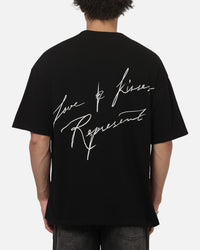 Represent Love And Kisses T-Shirt Jet Black