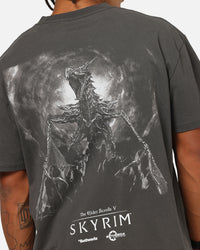 73Studio X The Elder Scrolls V: Skyrim Alduin Vintage T-Shirt Black Wash