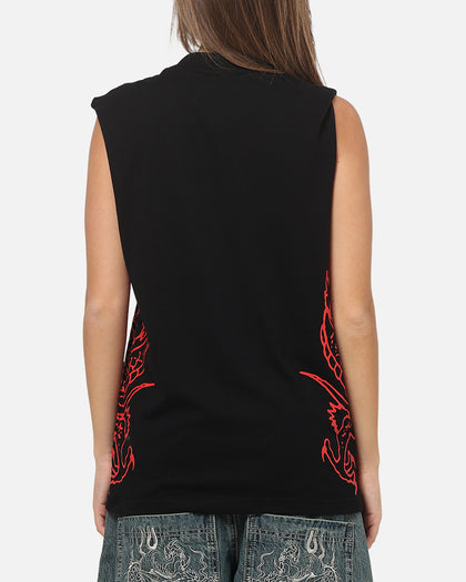 Ed Hardy Dragon Muscle T-Shirt Black