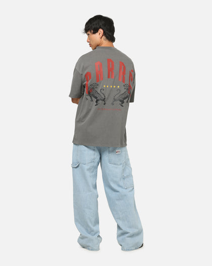 Carre Tiger Glow T-Shirt Washed Charcoal