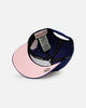 Mitchell & Ness Los Angeles Dodgers 'Pink Side Patch' Pro Pinch Snapback Official Team Color