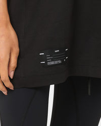 The Anti Order Military Oversized Polo Shirt Black/White