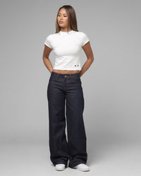 Loiter Women's Low Waisted Baggy Denim Jeans