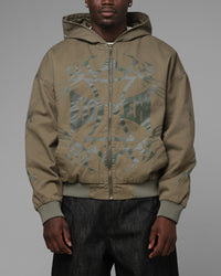 Loiter Cybercross Work Jacket Green