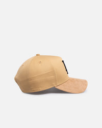 New Era Los Angeles Dodgers 'Suede Visor' 9FORTY A-Frame Snapback Bronze