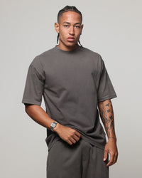 American Thrift Short Sleeve T-Shirt Washed Charcoal