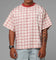 Loiter Script T-Shirt Pink Check