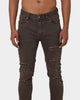 Carré Rugueux Distressed Skinny Jeans Taupe/Dark Taupe