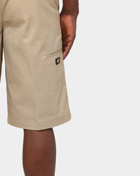 Dickies 13 Inch Loose Fit Work Shorts Khaki