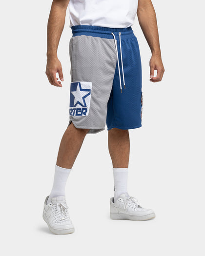 Starter Slider Mesh Shorts Blue/Grey