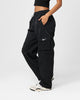 Nike Women's Sportswear Essential High-Rise Woven Cargo Pants Black/White