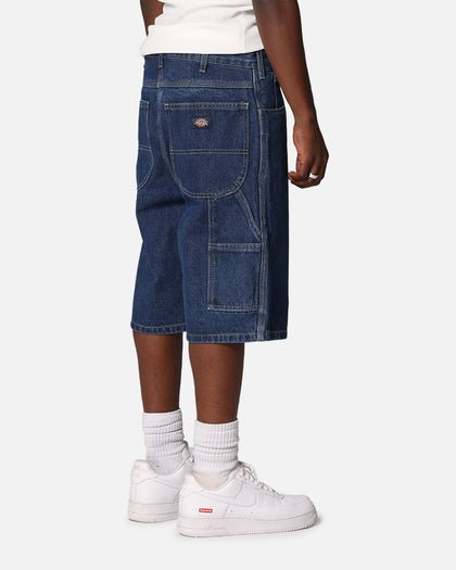 Dickies Relaxed Fit Carpenter Shorts Stone Washed Indigo