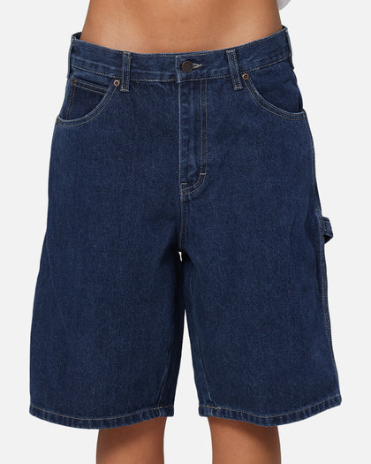 Dickies Relaxed Fit Carpenter Shorts Stone Washed Indigo