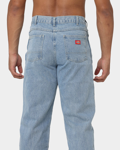 Dickies Relaxed Straight Fit Jeans Light Indigo