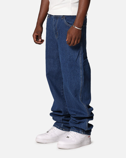 Dickies Relaxed Straight Denim Jeans Stone Washed Indigo