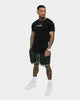 Saint Morta Paisley Olympus Ball Shorts Green/White