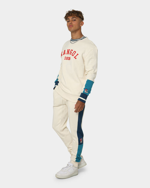 Kangol Retro Joggers Beige