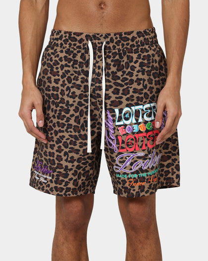 Loiter Forbidden Walk Shorts Leopard