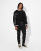 Saint Morta Furious Skinny Jeans Black Wax