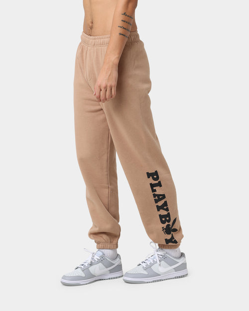 Playboy Bunny Basic Track Pants Tan