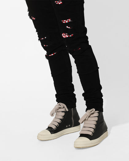 Saint Morta Checks Summum Jeans Black/White