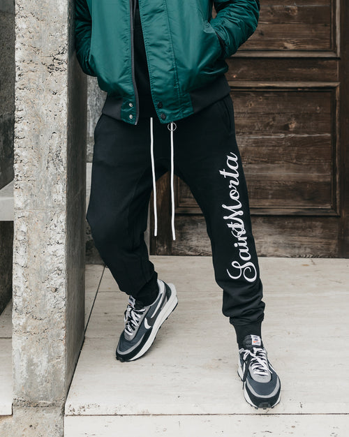 Saint Morta Saviour Sweat Pants Black