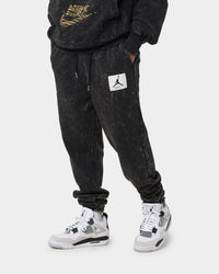 Jordan Essential Statement Washed Fleece Pants Black