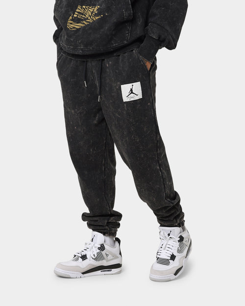 Jordan Essential Statement Washed Fleece Pants Black