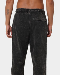 Jordan Essential Statement Washed Fleece Pants Black