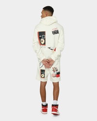 Jordan Flight Artist Series Fleece Shorts Sail/Black/University Red