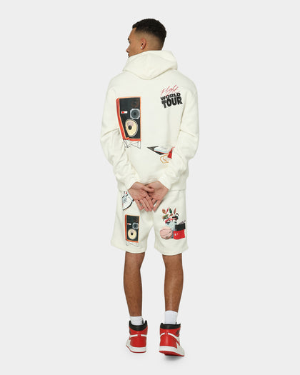 Jordan Flight Artist Series Fleece Shorts Sail/Black/University Red