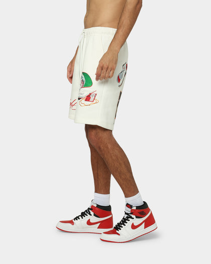 Jordan Flight Artist Series Fleece Shorts Sail/Black/University Red